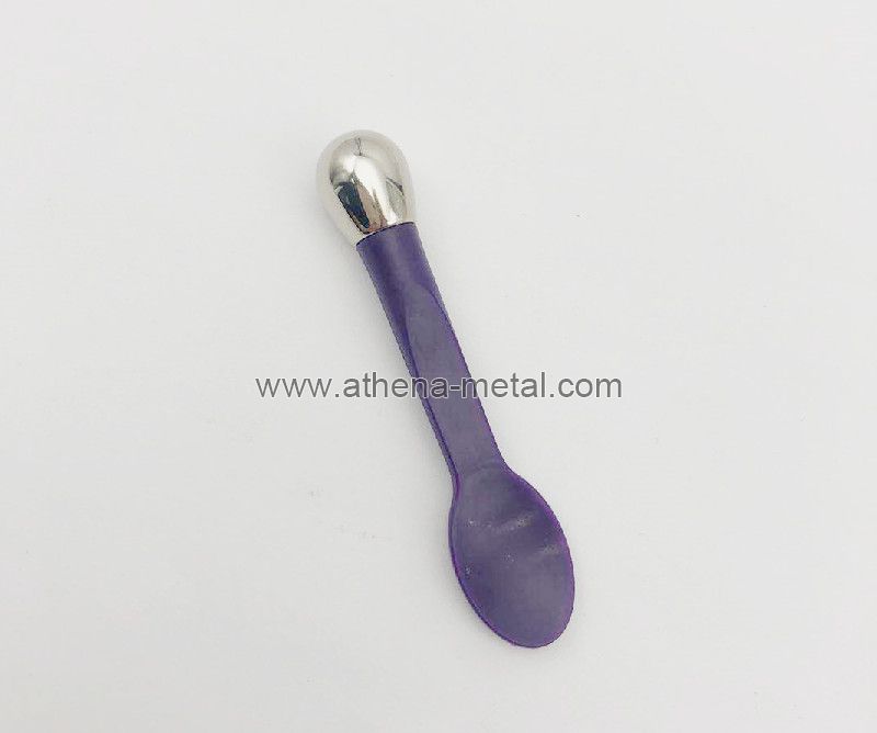 Eye cream metal massager