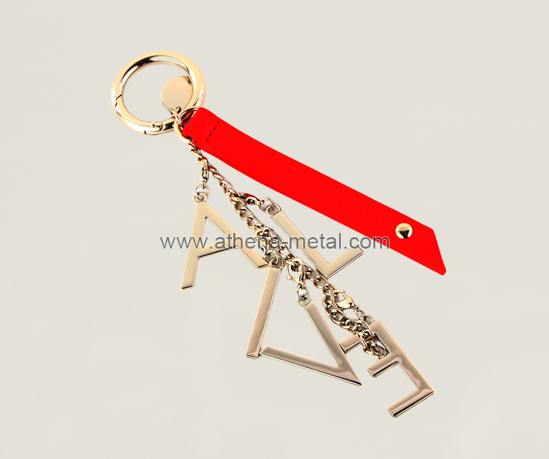 High-end letter keychain