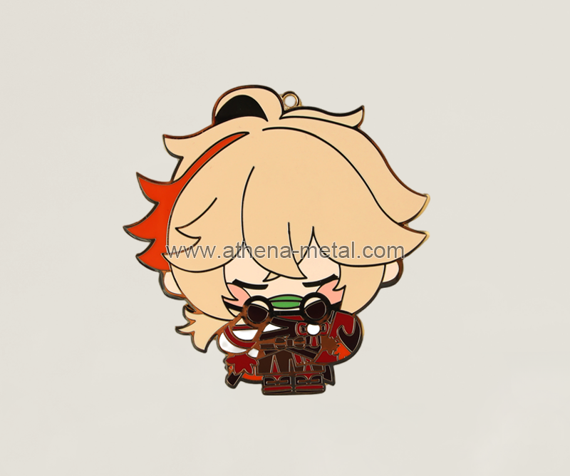 Glue drop cartoon keychain