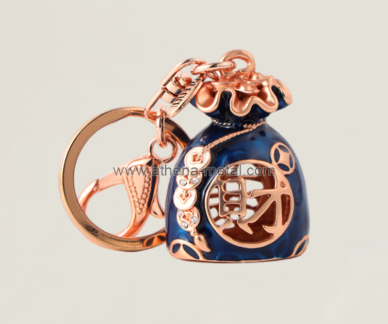 High-end money bag keychain