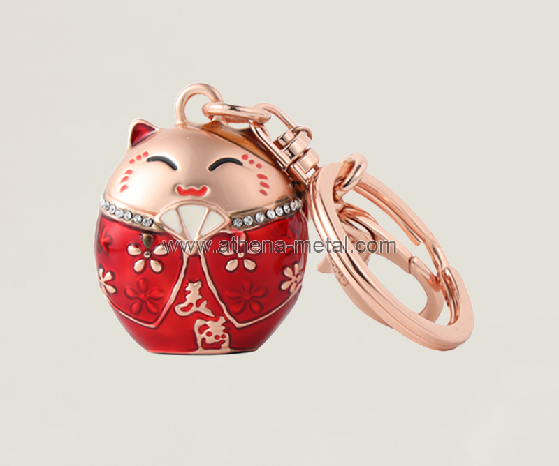 The lucky cat keychain