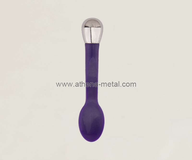 Eye cream metal massager