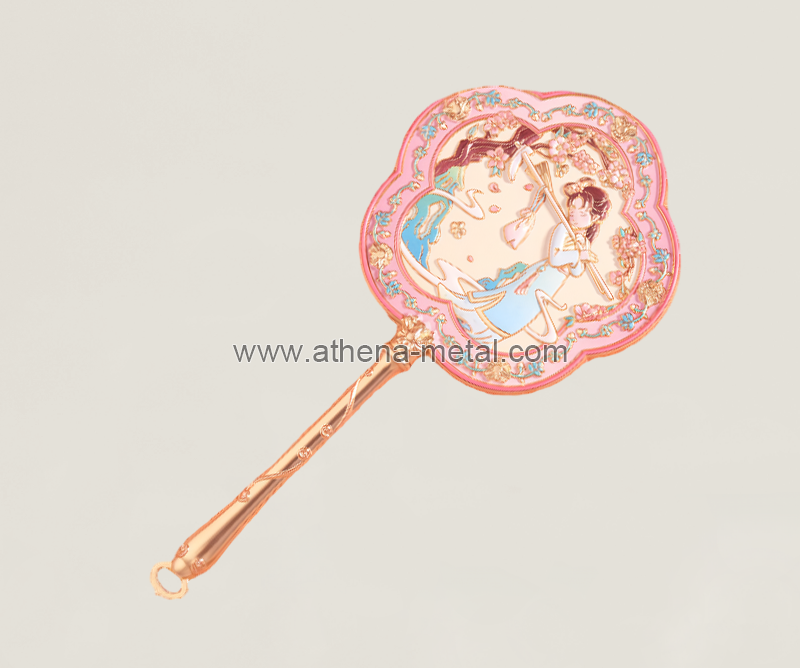 Daiyu handle makeup mirror