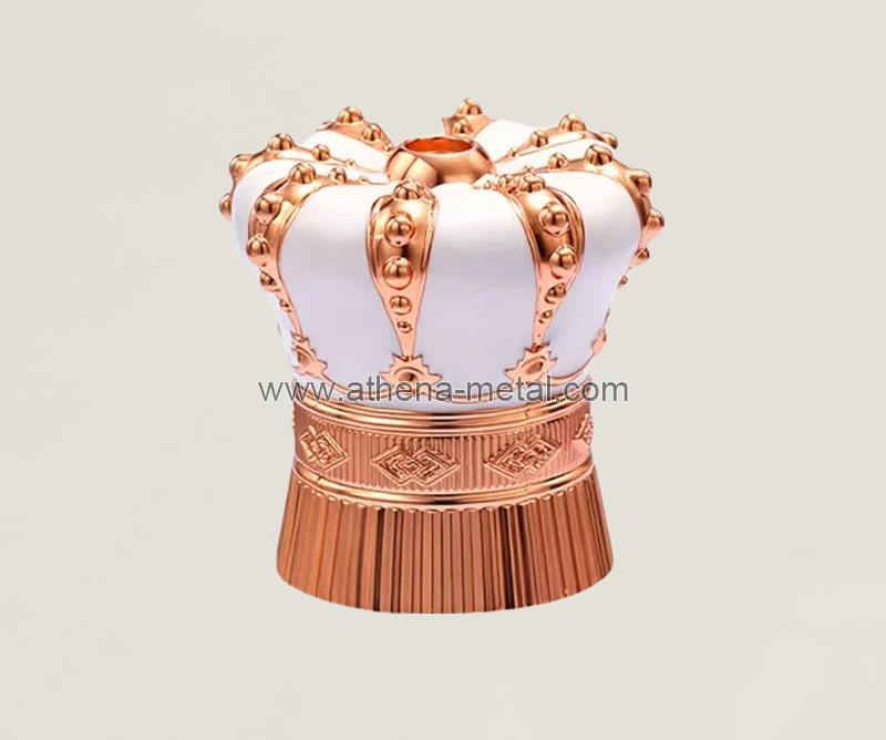Crown diamond-set wine bottle cap