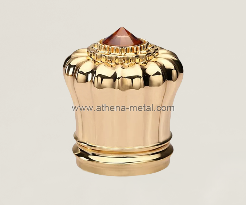 Golden diamond-inlaid wine bottle cap