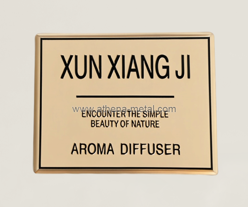 Square perfume bottle sign