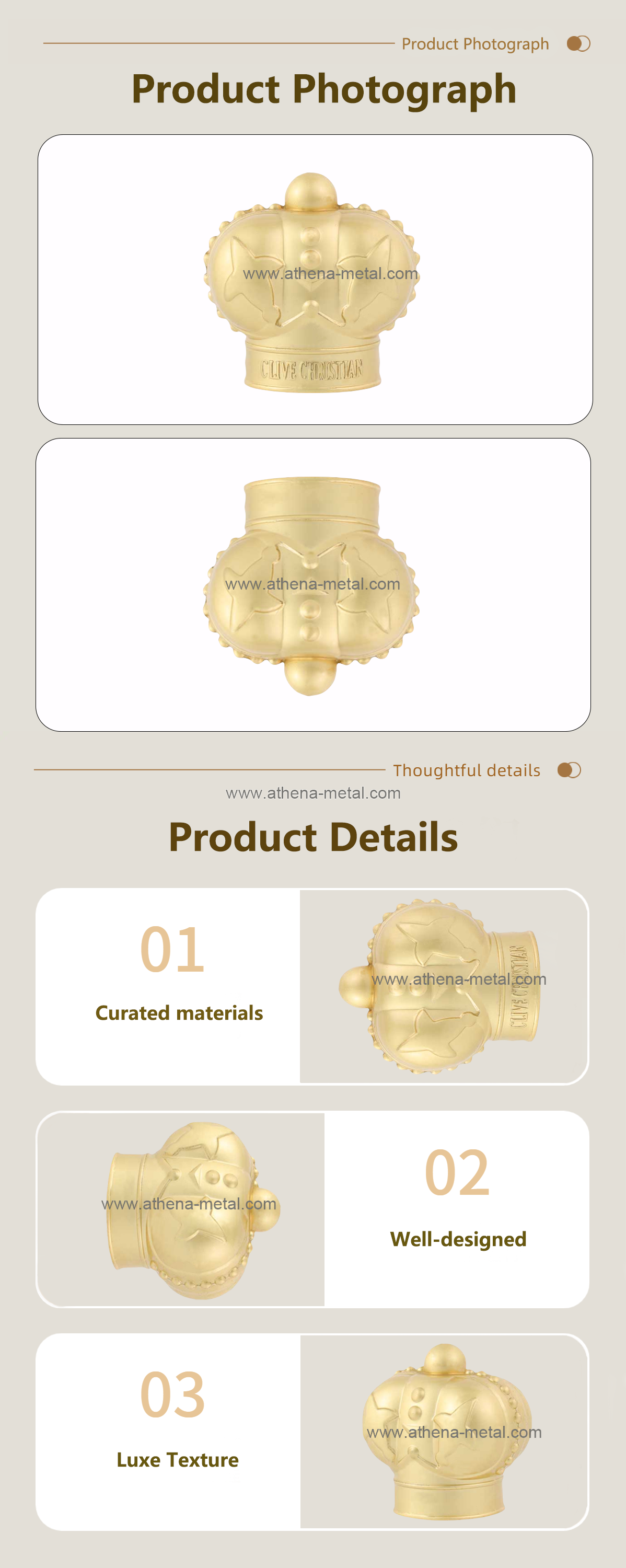 Crown Perfume Cap