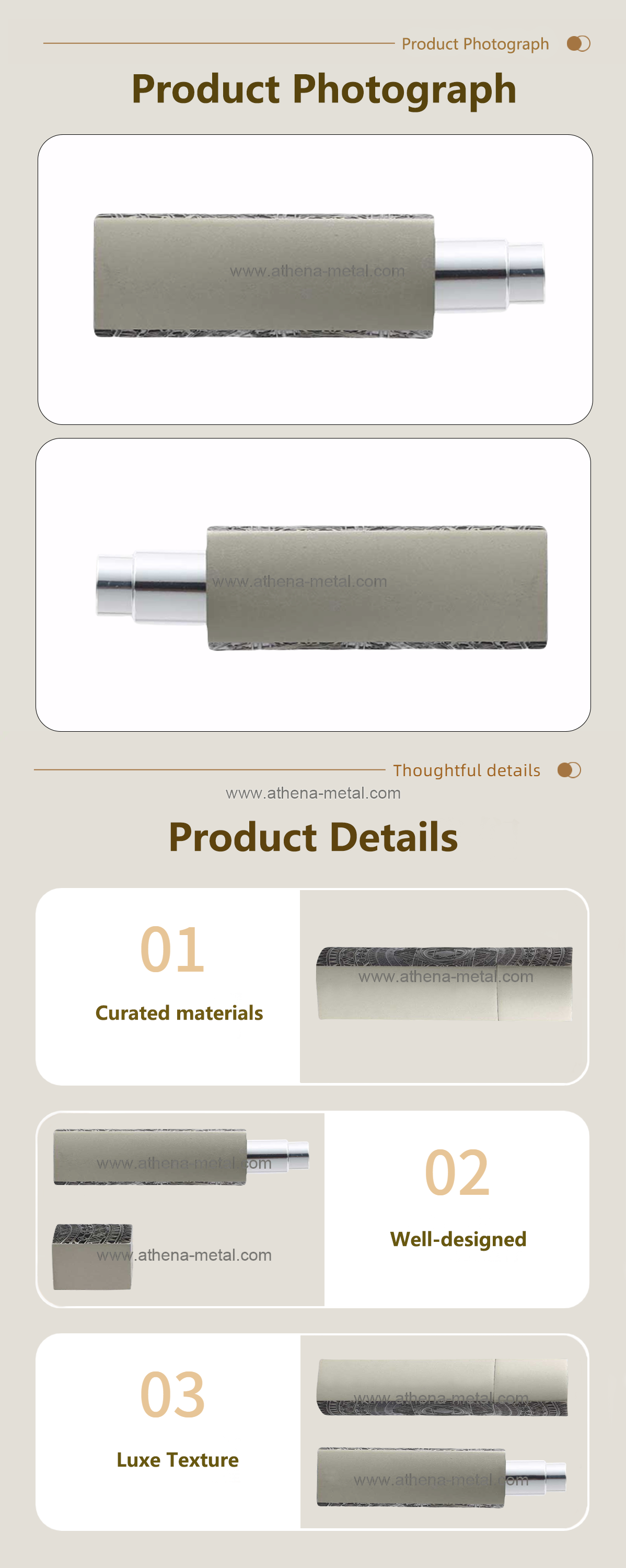 Silver-gray square perfume bottle