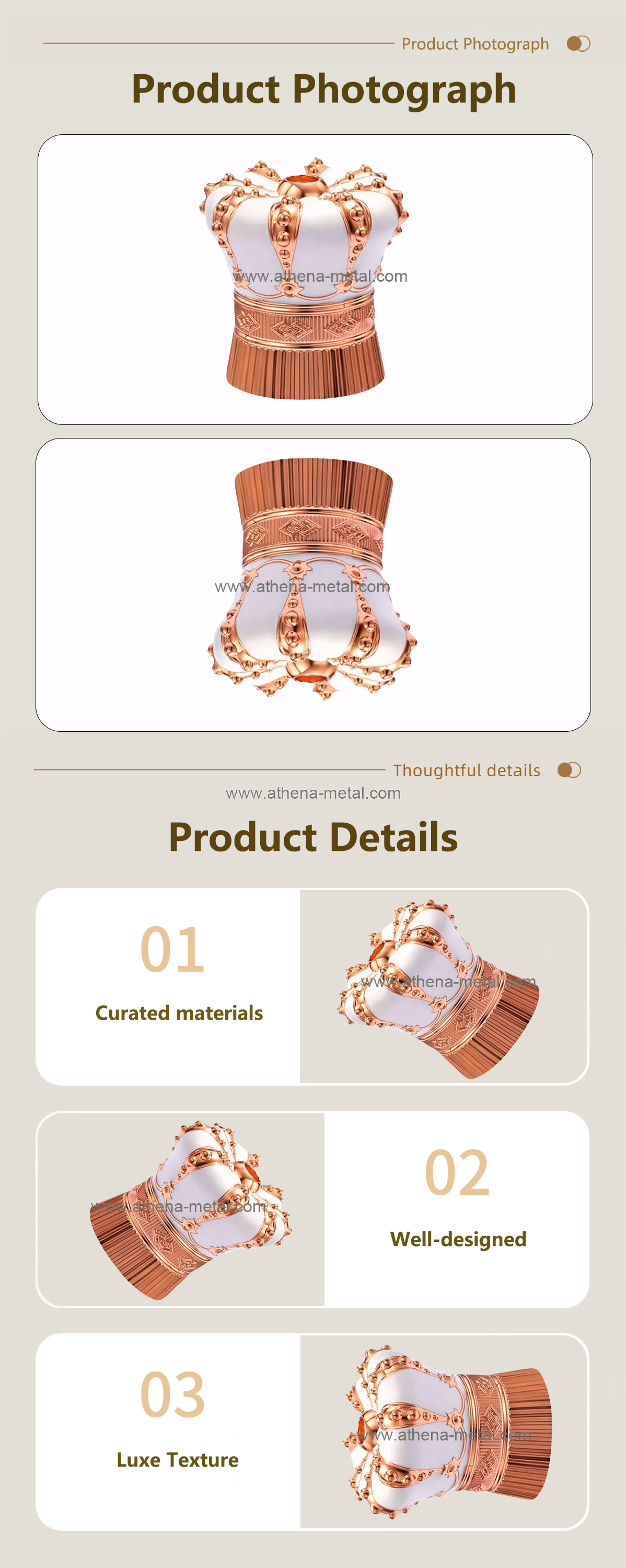 Crown diamond-set wine bottle cap