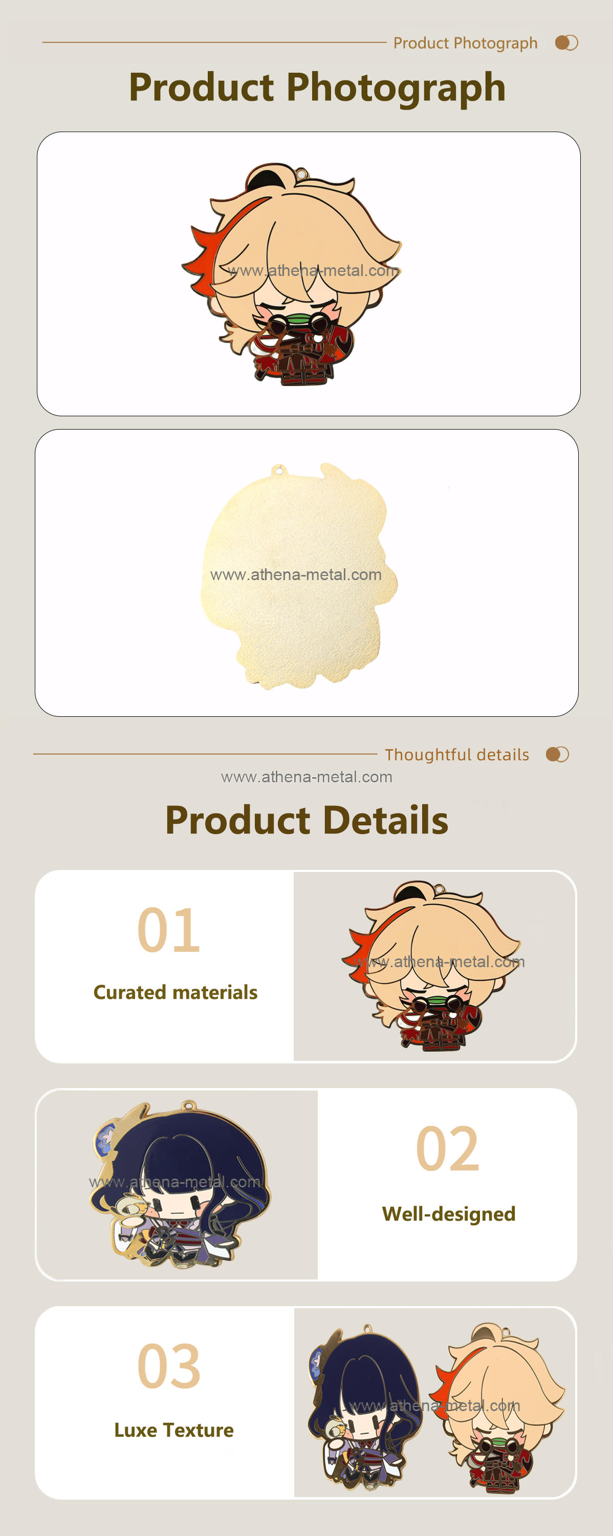 Glue drop cartoon keychain