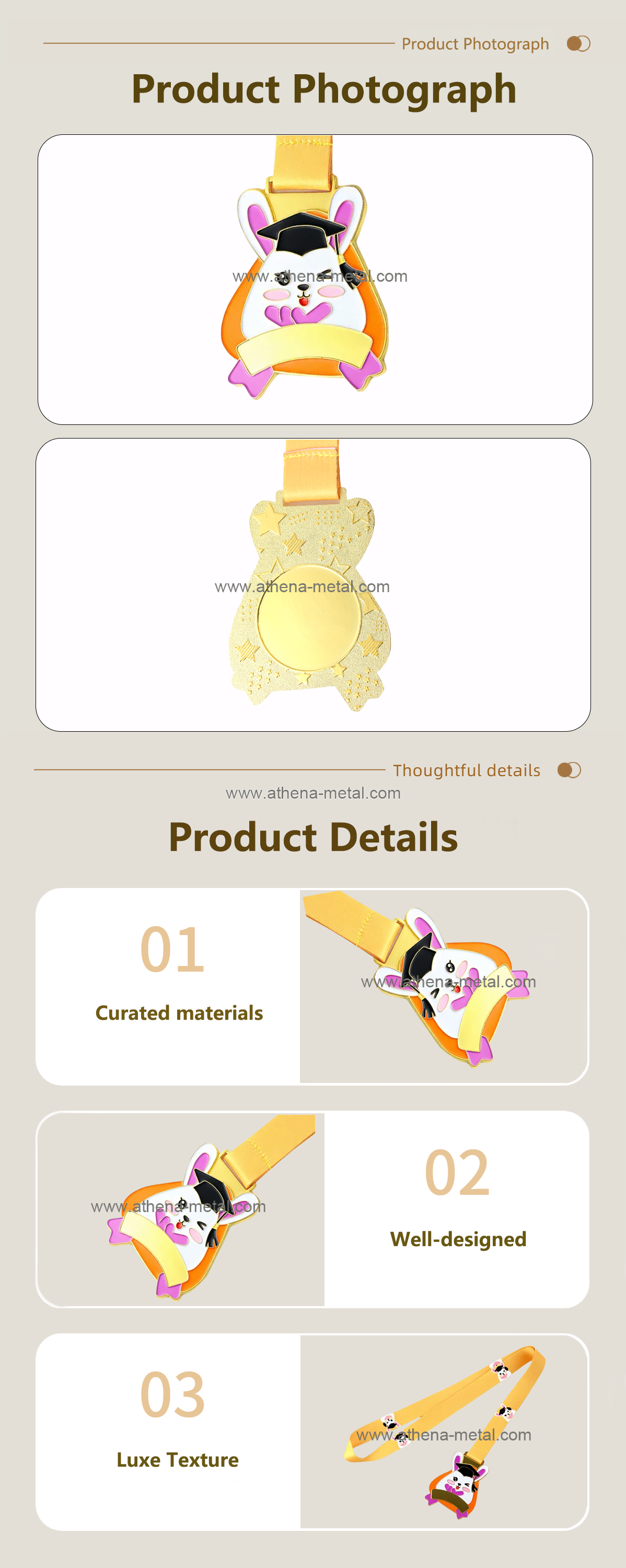 Cartoon cat badge